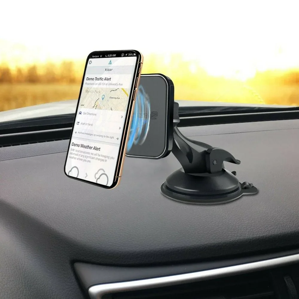 New universal magnetic car holder mount for iPhone, Samsung, and Android